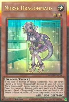 Nurse Dragonmaid MAGO-EN020 card from Maximum Gold