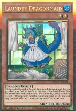 Laundry Dragonmaid MAGO-EN021 card from Maximum Gold