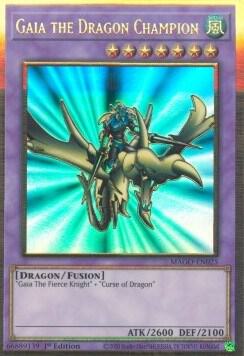 Gaia the Dragon Champion MAGO-EN025 card from Maximum Gold