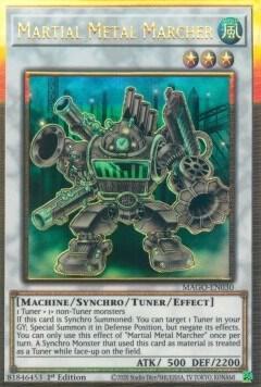 Martial Metal Marcher MAGO-EN030 card from Maximum Gold