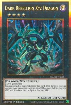 Dark Rebellion Xyz Dragon MAGO-EN032 card from Maximum Gold