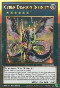 Cyber Dragon Infinity MAGO-EN033 card from Maximum Gold