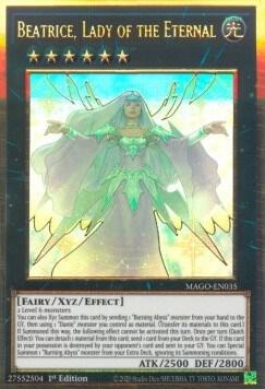 Beatrice, Lady of the Eternal MAGO-EN035 card from Maximum Gold