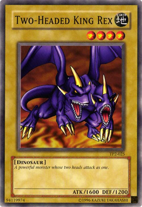Two-Headed King Rex TP2-025 card from Tournament Pack 2