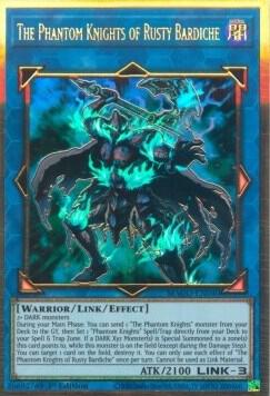 The Phantom Knights of Rusty Bardiche MAGO-EN040 card from Maximum Gold