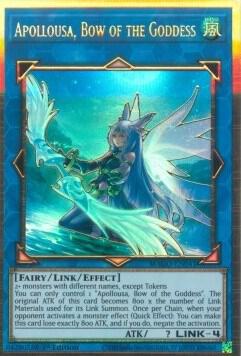 Apollousa, Bow of the Goddess (Alternate Art) MAGO-EN041 card from Maximum Gold