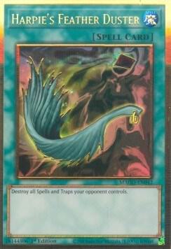 Harpie's Feather Duster MAGO-EN042 card from Maximum Gold