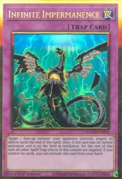 Infinite Impermanence MAGO-EN052 card from Maximum Gold