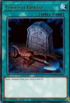 Foolish Burial MAGO-EN053 card from Maximum Gold