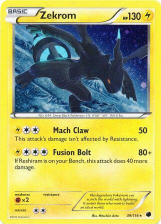 Zekrom - 39/116 (Cosmos Holo) 039/116 card from Miscellaneous Cards & Products