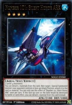Number 101: Silent Honor ARK MAGO-EN060 card from Maximum Gold