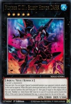 Number C101: Silent Honor DARK MAGO-EN061 card from Maximum Gold