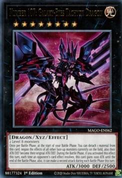 Number 107: Galaxy-Eyes Tachyon Dragon MAGO-EN062 card from Maximum Gold