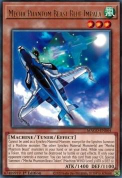 Mecha Phantom Beast Blue Impala MAGO-EN064 card from Maximum Gold