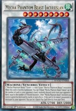 Mecha Phantom Beast Jaculuslan MAGO-EN066 card from Maximum Gold