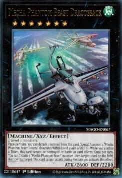 Mecha Phantom Beast Dracossack MAGO-EN067 card from Maximum Gold