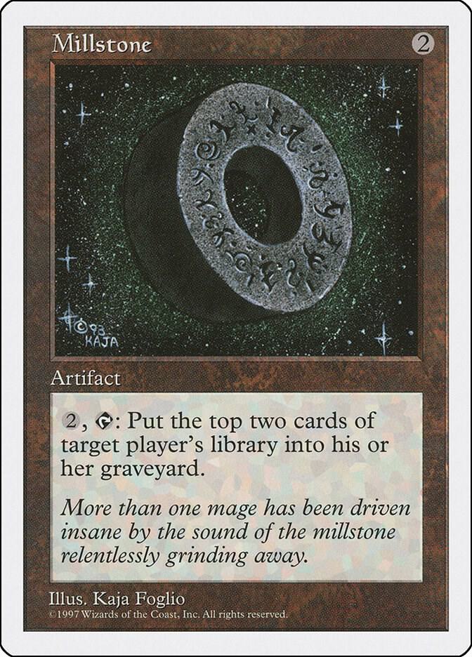 Millstone card from Fifth Edition