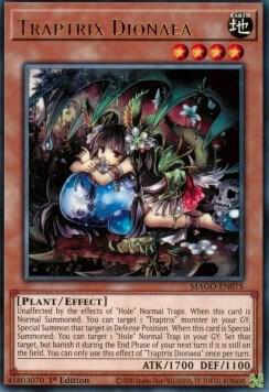 Traptrix Dionaea MAGO-EN075 card from Maximum Gold