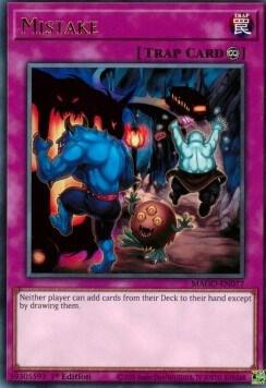 Mistake MAGO-EN077 card from Maximum Gold