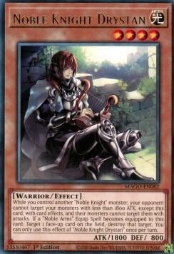 Noble Knight Drystan MAGO-EN082 card from Maximum Gold