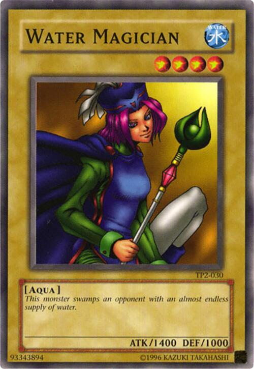 Water Magician TP2-030 card from Tournament Pack 2