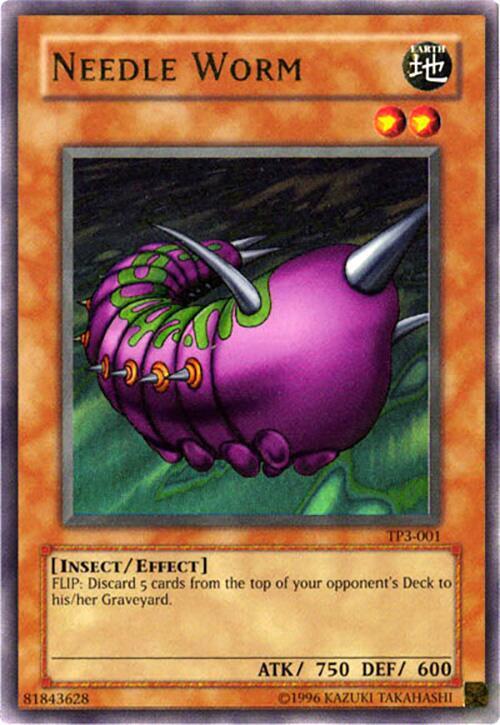 Needle Worm TP3-001 card from Tournament Pack 3