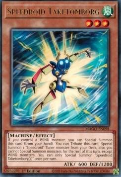 Speedroid Taketomborg MAGO-EN098 card from Maximum Gold