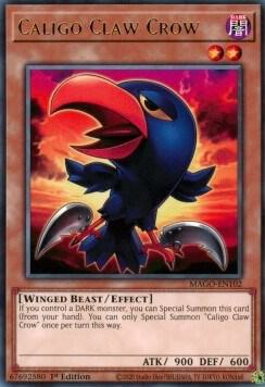 Caligo Claw Crow MAGO-EN102 card from Maximum Gold