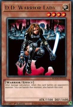D.D. Warrior Lady MAGO-EN110 card from Maximum Gold
