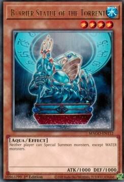 Barrier Statue of the Torrent MAGO-EN112 card from Maximum Gold