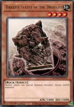 Barrier Statue of the Drought MAGO-EN115 card from Maximum Gold