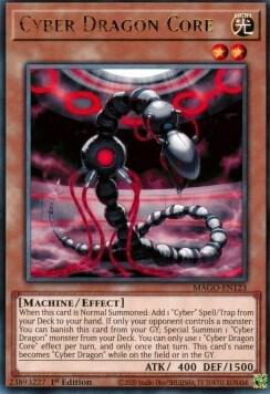 Cyber Dragon Core MAGO-EN123 card from Maximum Gold