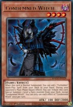 Condemned Witch MAGO-EN129 card from Maximum Gold