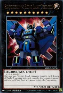 Superdimensional Robot Galaxy Destroyer MAGO-EN130 card from Maximum Gold