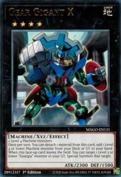 Gear Gigant X MAGO-EN131 card from Maximum Gold