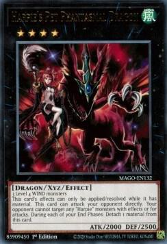 Harpie's Pet Phantasmal Dragon MAGO-EN132 card from Maximum Gold