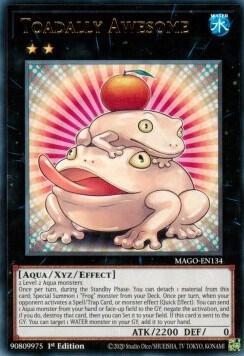 Toadally Awesome MAGO-EN134 card from Maximum Gold