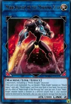 Mekk-Knight of the Morning Star MAGO-EN137 card from Maximum Gold