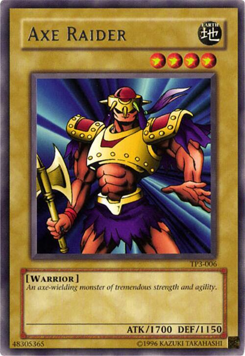 Axe Raider TP3-006 card from Tournament Pack 3