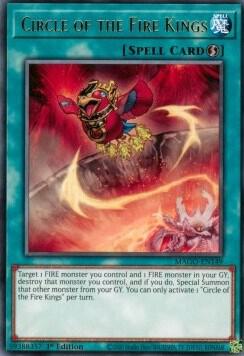 Circle of the Fire Kings MAGO-EN149 card from Maximum Gold