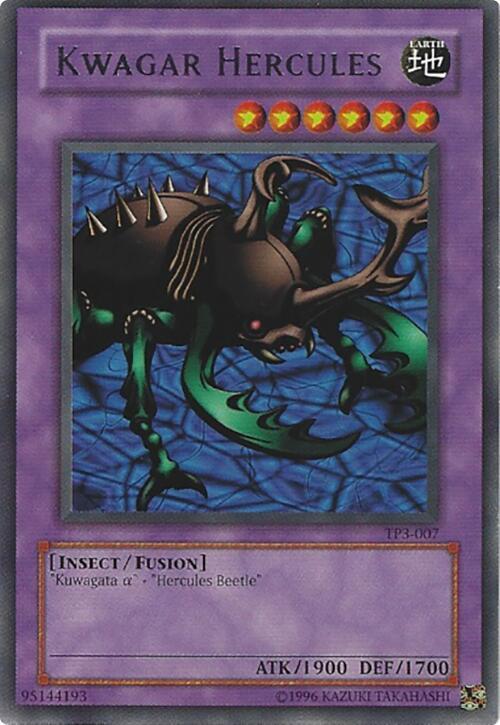 Kwagar Hercules TP3-007 card from Tournament Pack 3