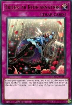 Trickstar Reincarnation MAGO-EN161 card from Maximum Gold