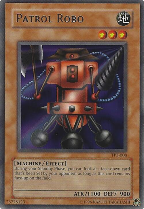 Patrol Robo TP3-008 card from Tournament Pack 3