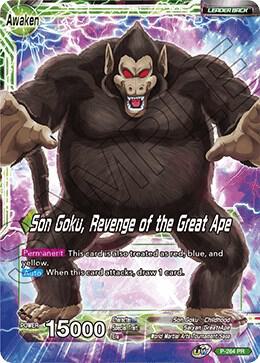 Son Goku // Son Goku, Revenge of the Great Ape P-264 card from Promotion Cards