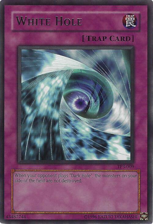 White Hole TP3-009 card from Tournament Pack 3
