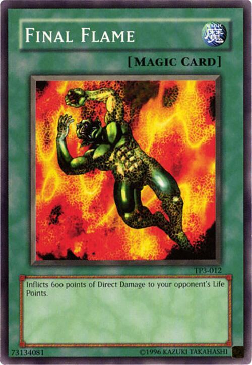 Final Flame TP3-012 card from Tournament Pack 3