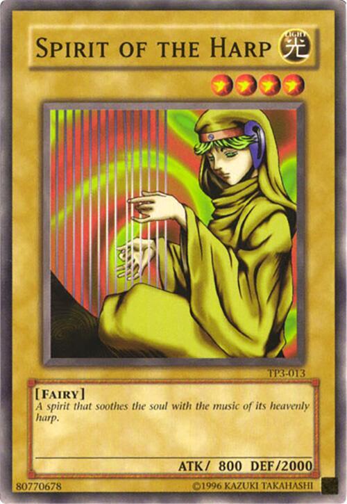 Spirit of the Harp TP3-013 card from Tournament Pack 3