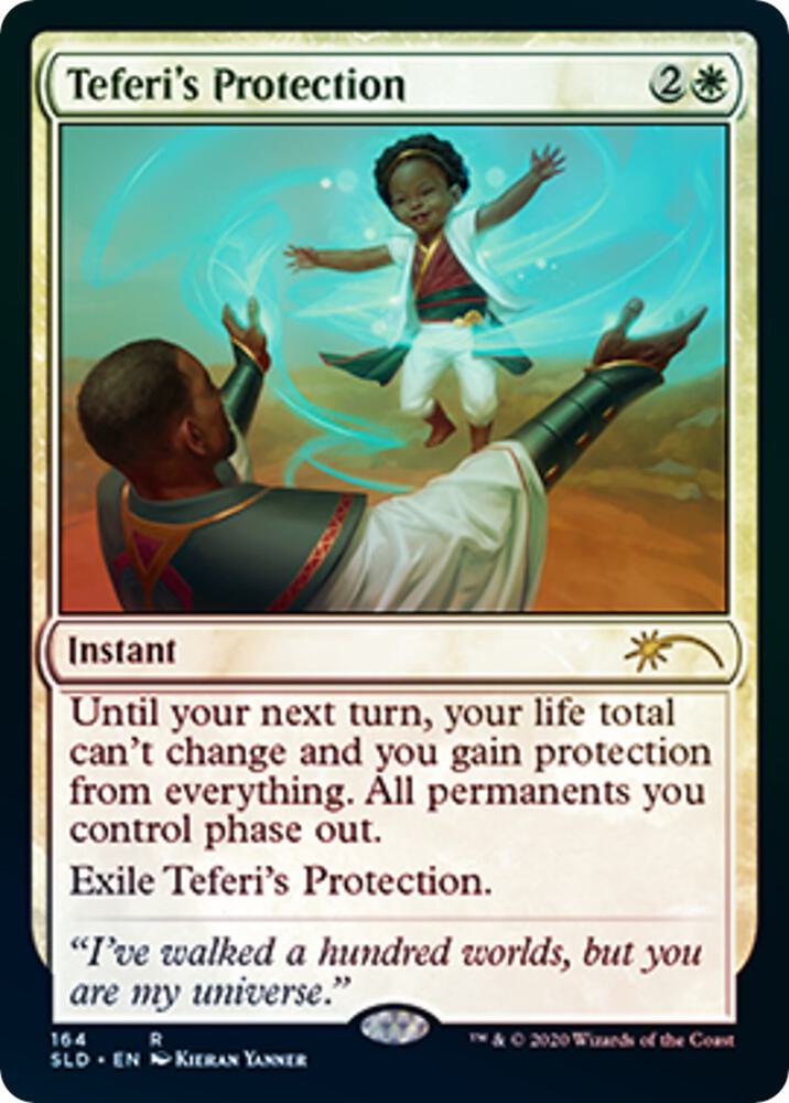 Teferi's Protection 164 card from Secret Lair Drop Series