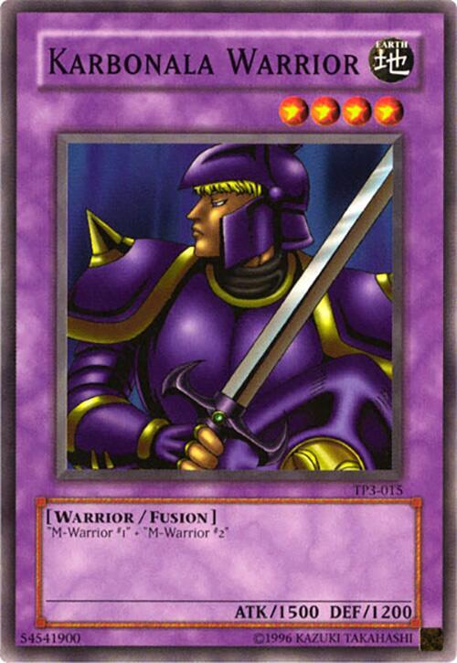Karbonala Warrior TP3-015 card from Tournament Pack 3