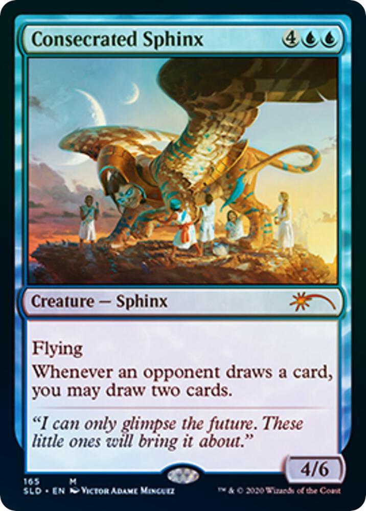Consecrated Sphinx 165 card from Secret Lair Drop Series